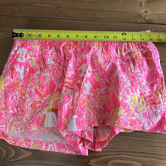 Lilly Pulitzer Kini in the Keys Bay Breeze Linen Shorts size medium. - Picture 5 of 6